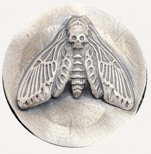 2025 Hayleybug 1/2 oz ThinMint Death Moth .999 silver Round