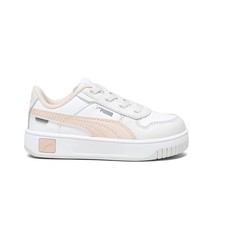 PUMA Carina Street Lace Up Girls Pink, White Sneakers Casual Shoes 39384804