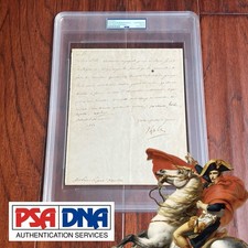NAPOLEON BONAPARTE Letter Signed as Emperor MARCHING ORDERS From 1807 War * PSA