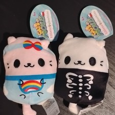 Cats vs Pickles Kittens Gherkins Skele-kins Beanbag Plushies Lot Ages 4