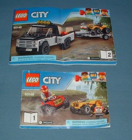 TOWN: CITY, ATV RACE TEAM SET 60148 - LEGO - 2017 - USED