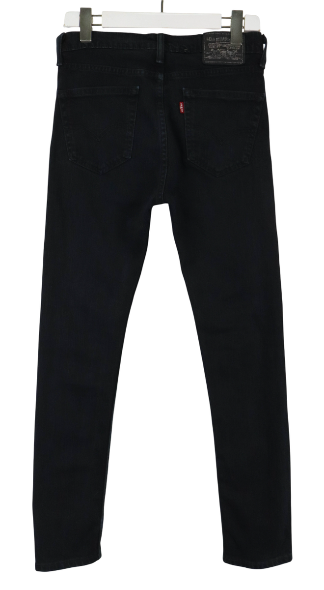 LEVI's Jeans Men's W28/L32 Skinny Fit Zip Fly Stretch Dark Blue | eBay