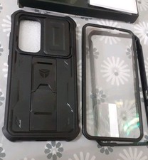 Dexnor for Samsung Galaxy S24 Case Heavy Duty Rugged with Camera Cover