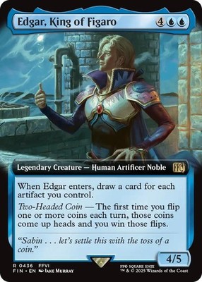 Edgar, King of Figaro (Extended Art) - 436 - NM - FINAL FANTASY