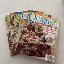 Lot Of 5 American Patchwork  Quilting Magazines  2012 Magazine