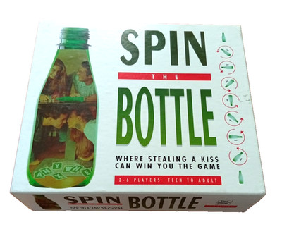 Vintage Spin the Bottle Paul Lamond Spiele Brettspiel Neu NOS Selten