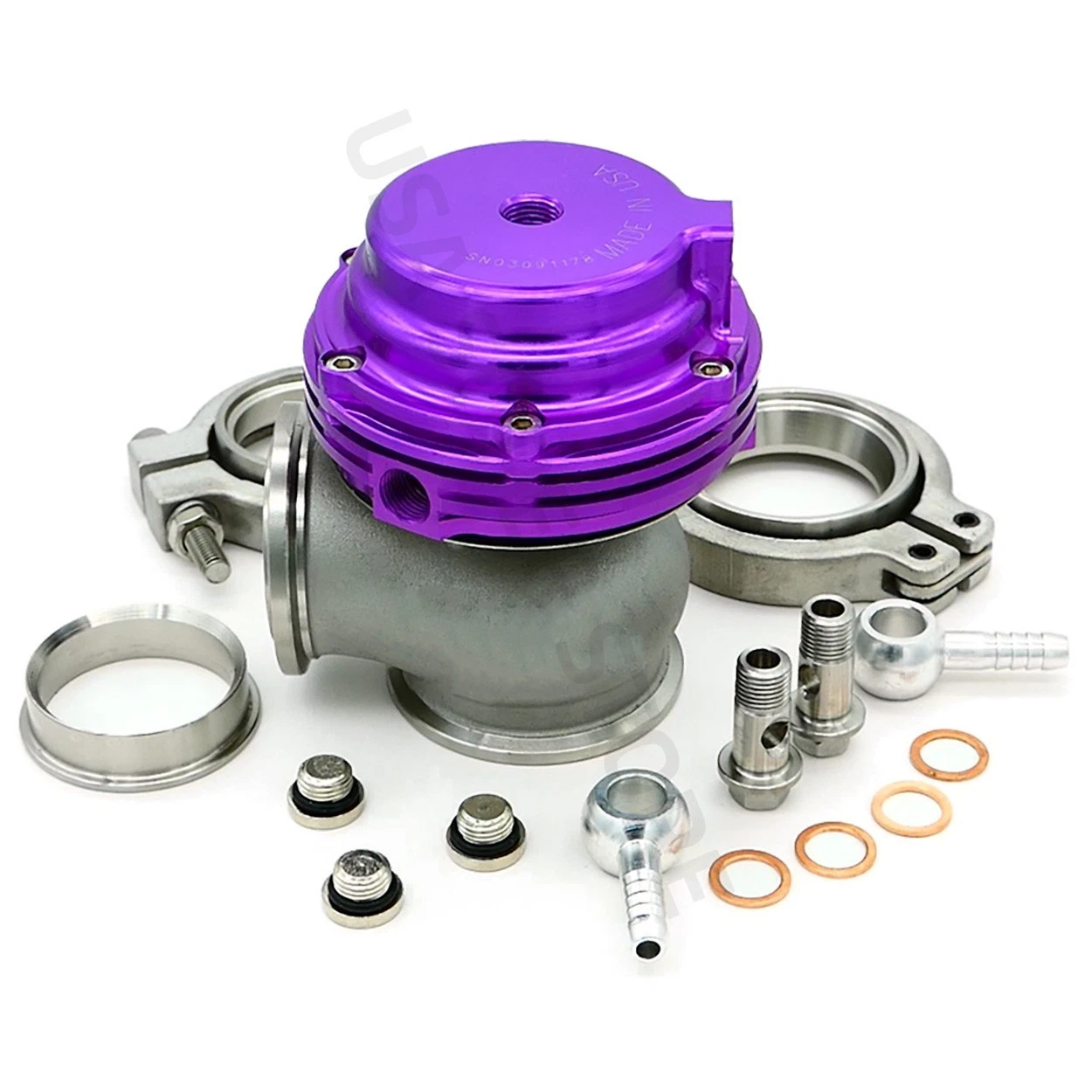 38mm MVS Wastegate Purple fits Tial V-Band Flange
