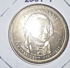 2007-P $1 John Adams -BU- Presidential Dollar — photo 1