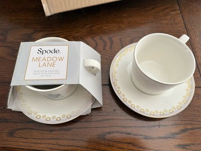 Spode Meadow Lane Teacup & Saucer (Set of 2)