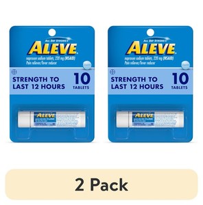 Image of (2 Pack) Tablets Naproxen Sodium Pain Reliever, 10 Count
