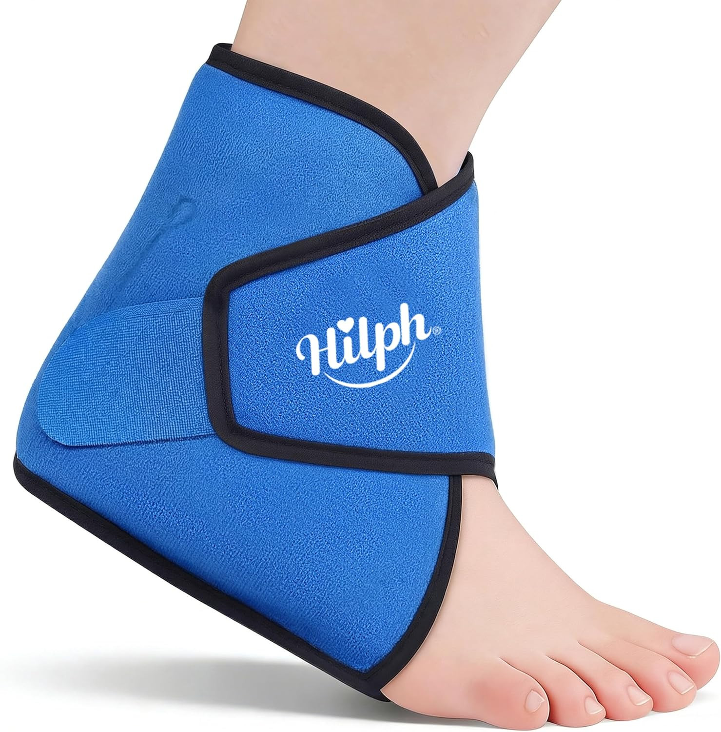 Ankle Ice Pack Wrap for Injuries Reusable, Cold Compress Foot Ice Pack for Ankle