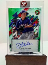 2025 Topps Pristine - Green /150 REFRACTOR AUTO Jack Leiter PA-JL ENCASED