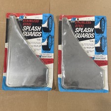 Vintage Jeffrey Stainless Splash Guards Ja-459 Nos