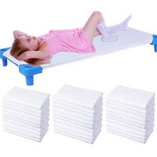30 Pcs Daycare Cot Sheets for and Preschool Pure Cotton Breathable Fabric She...