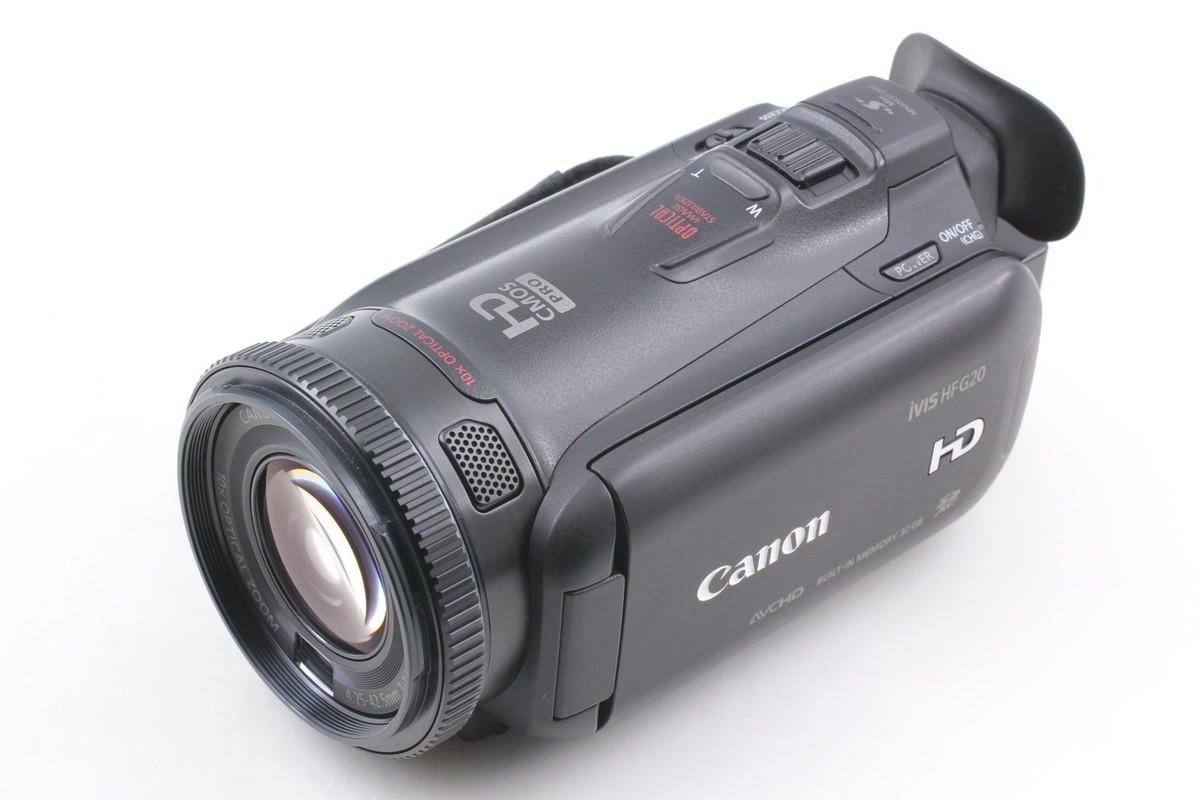 MINT w/Hood] Canon iVIS HF G20 Camcorder Digital Video