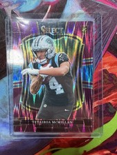 2025 Panini Select NFL - Tetairoa McMillan Purple Shock /699 (#144)