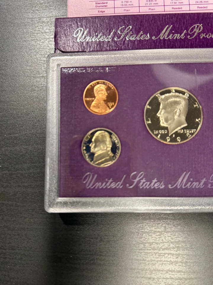 1992 S Proof Set US Mint Uncirculated Coin Set - Image 3 of 4