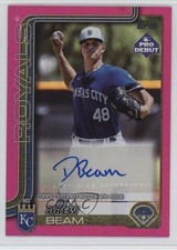 2025 Topps Pro Debut Fuchsia Foil Auto 145/199 Drew Beam #PD-144 Auto 1o0y