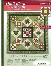 Legacy Star BOM JoAnn 12 Months + Setting Kit All Included
