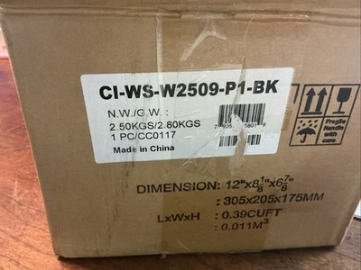 WAC Lighting CI-WS-W2509-P1-BK Rubix 16W 1-LED Light Outdoor Wall Mount (new)