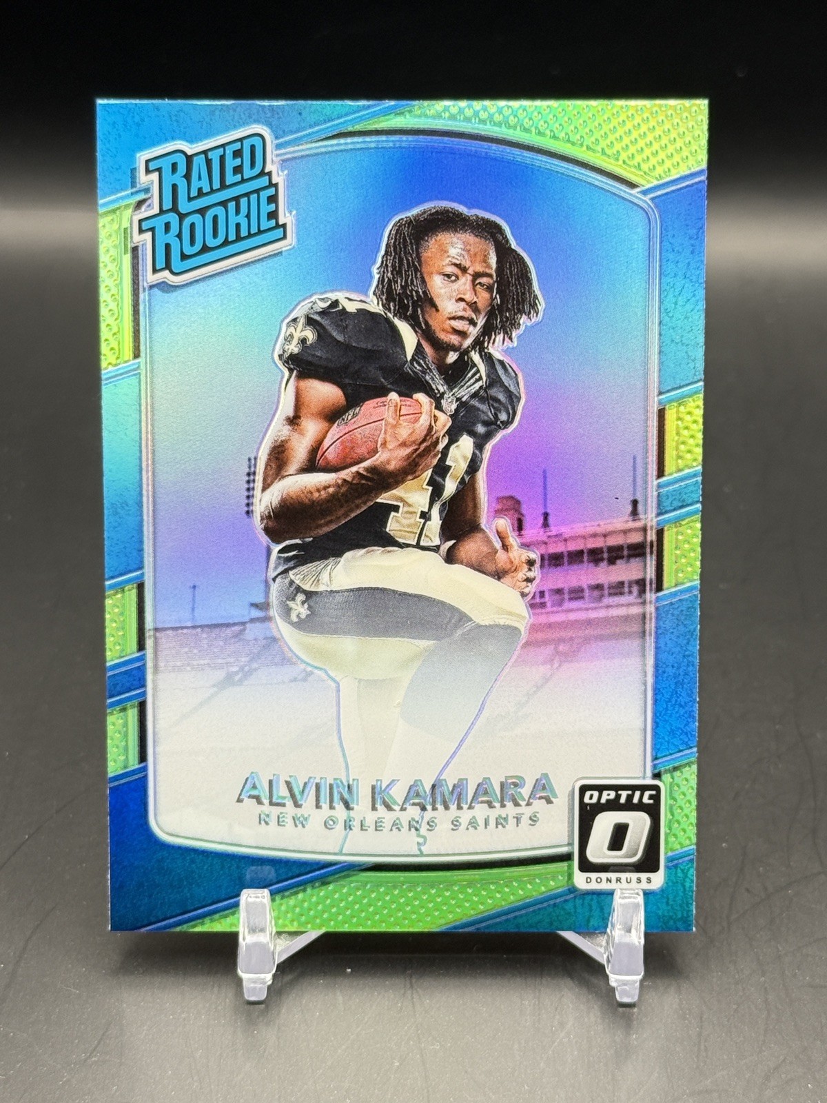 Alvin Kamara Panini Donruss Optic #199 Lime
