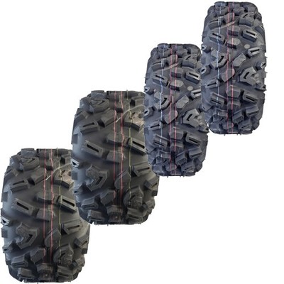 25x8-12 25x10-12 AMS Blacktail ATV TIREs [SET OF 4] 6ply Radial All Terrain NHS