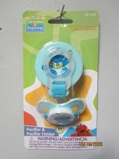 Sesame Street Beginnings Cookie Monster Pacifier & Holder 0+ Months