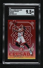 2016-17 Panini Excalibur Crusade Red 8/99 DeMar DeRozan #9 SGC 9.5 Mint+ h8k