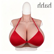 Silicone Breastplate Crossdresser Breast Forms Fake Boobs Drag Queen B-H Cup