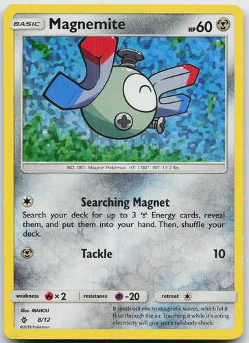 Magnemite 008/012 Holo Promo McDonald's Promos 2018 Pokemon Lightly Played