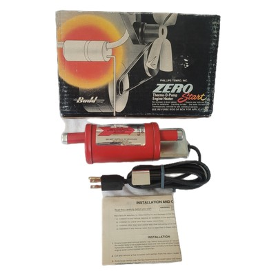 #ad Phillips Zero Start Thermo O Pump 1000 Watts 120 Volts 50 60Hz Engine Heater $45.00