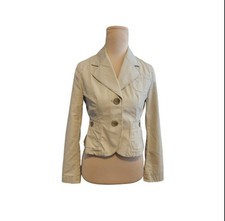 Banana Republic Women's Khaki Blazer Jacket - Petite XS