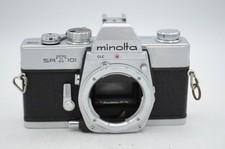 Minolta SRT 101 35mm Camera Body, Chrome Version 1B with Chrome Speed Dial,