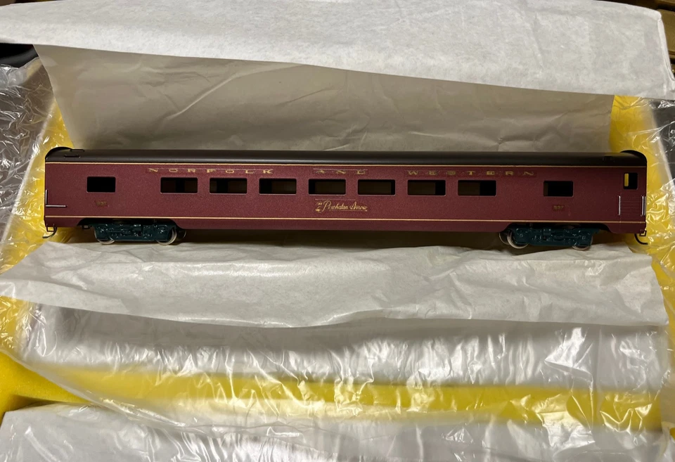 HO BRASS Norfolk & Western 5 Car Passenger Set Powhatan Arrow Sunset Mint - Image 3 of 4