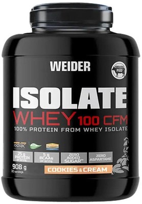Weider Isolate Whey 100 CFM, 908 g Dose, Cookies & Cream