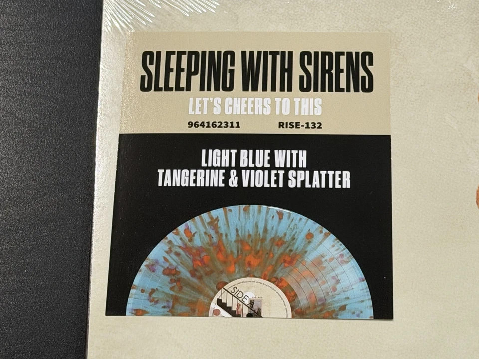 SLEEPING WITH SIRENS LET'S CHEERS TO THIS [BLUE/ORANGE SPLATTER LP] NEW LP Foto 2 de 4