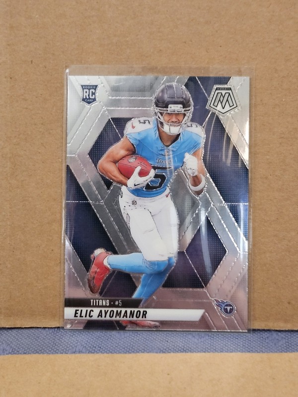 2025 Panini Mosaic - Rookies Elic Ayomanor #333 (RC) Tennessee Titans