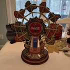 Coca-Cola Vintage Ferris Wheel Metal Music Box Working Condition Free Shipping