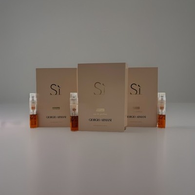 3 Giorgio Armani Si Intense 1.2ml Samples New