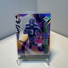 Kenneth Walker III 2023 Panini Illusions Illusionists Acetate SP Green #6