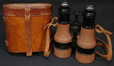 WWI Navy USN 'Naval Gun Factory Optical Shop' Night Glass 3-Power Binoculars