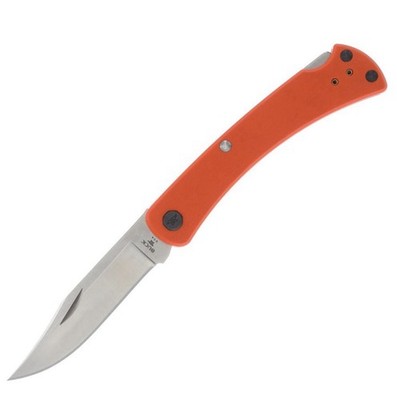 Buck SMKW Exclusive 110 Folding Hunter 0110BO74-B - Orange G10 - Satin S30V