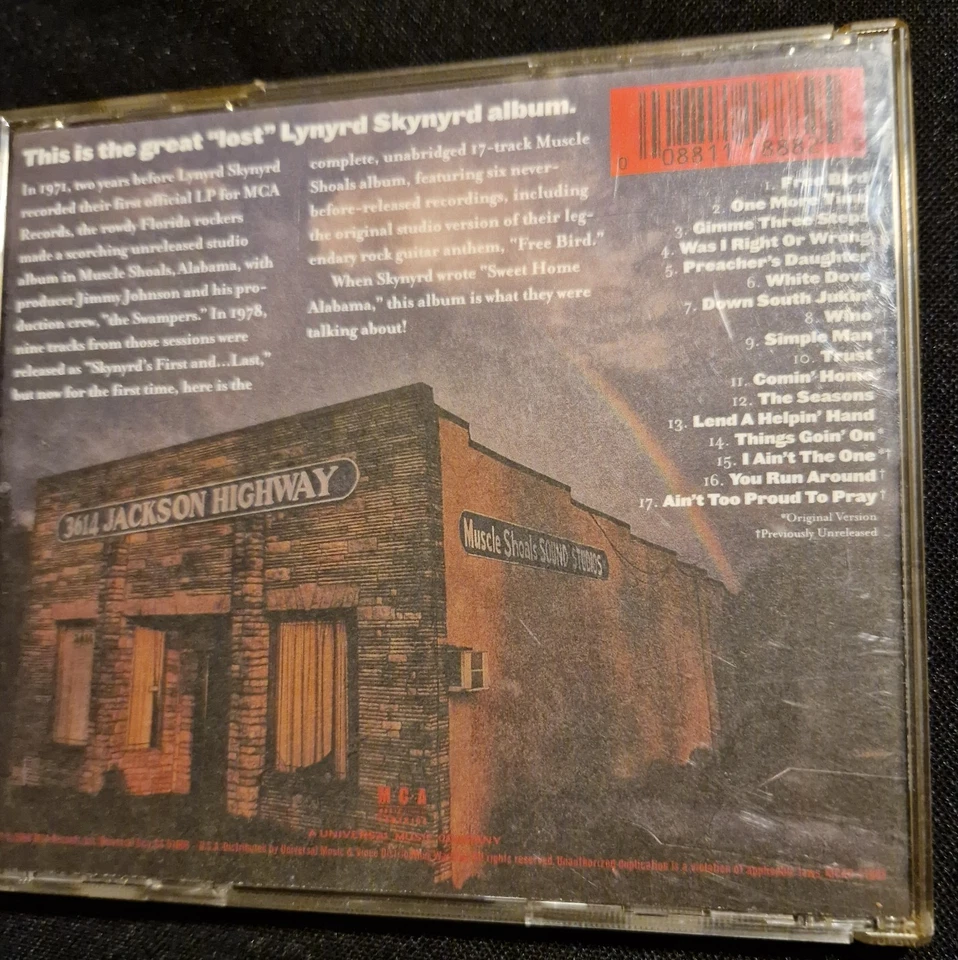Lynyrd Skynyrd Skynyrd's First THE COMPLETE MUSCLE SHOALS CD gebraucht sehr gut - Bild 2 von 3