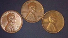 1942-45-49 S Lincoln Wheat Cents -Good  Condition Copper Pennies