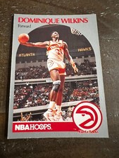 1990 NBA Hoops NBA Basketball Card #36 Dominique Wilkens, Hawks (J1)