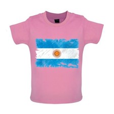 Argentina Grunge Flag - Baby T-Shirt / Babygrow - Buenos Aires Argentinian Flags
