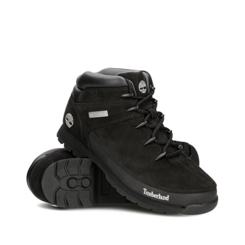 Timberland Euro Sprint TB06361R001 scarponi da trekking escursionismo uomo pelle nera stringati - Foto 3 di 66