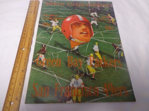 1953 San Francisco 49ers vs Green Bay Packers Official Program RARE Nov 22, 1953