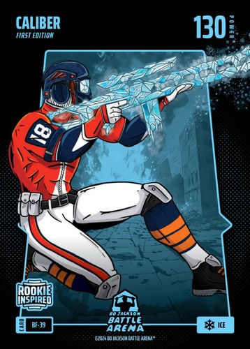 Bo Jackson Battle Arena Caliber RC BF-39 Caleb Williams Ice Battlefoil