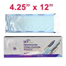 up to 5000 Sterilization Pouches 4.25" x 12" Dental Medical Self Seal Pouch Bag